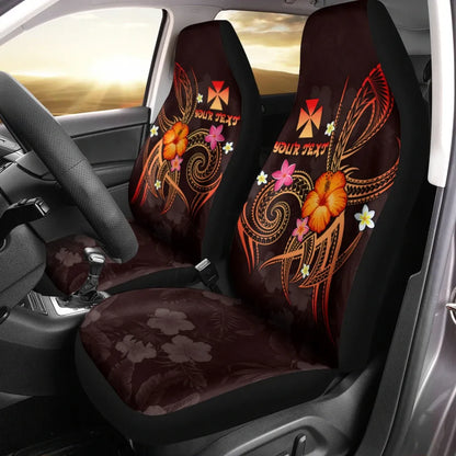 Wallis and Futuna Polynesian Personalised Car Seat Covers - Legend of Wallis and Futuna (Red)