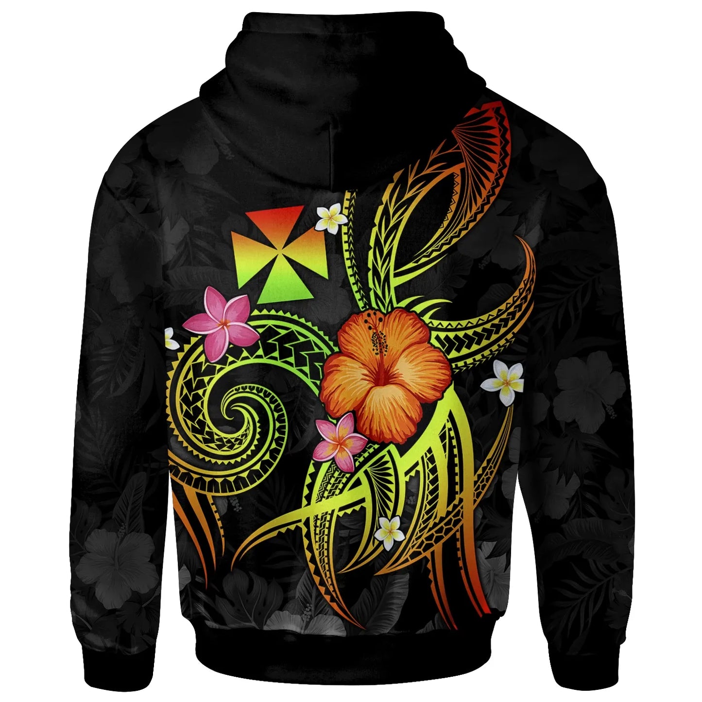 Wallis and Futuna Polynesian Personalised Hoodie - Legend of Wallis and Futuna (Reggae)