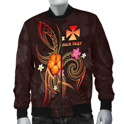 Wallis and Futuna Polynesian Personalised Bomber Jacket - Legend of Wallis and Futuna (Red)
