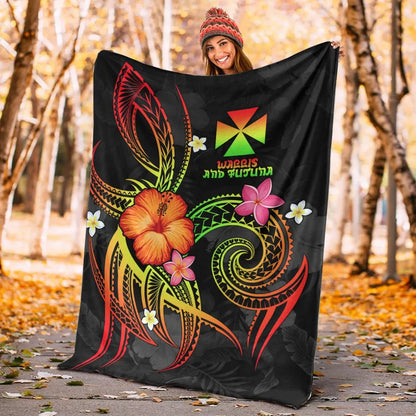 Wallis and Futuna Polynesian Premium Blanket - Legend of Wallis and Futuna (Reggae)