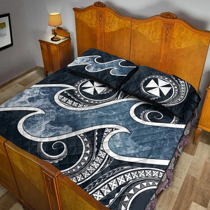 Wallis and Futuna Polynesian Quilt Bed Set - Ocean Style