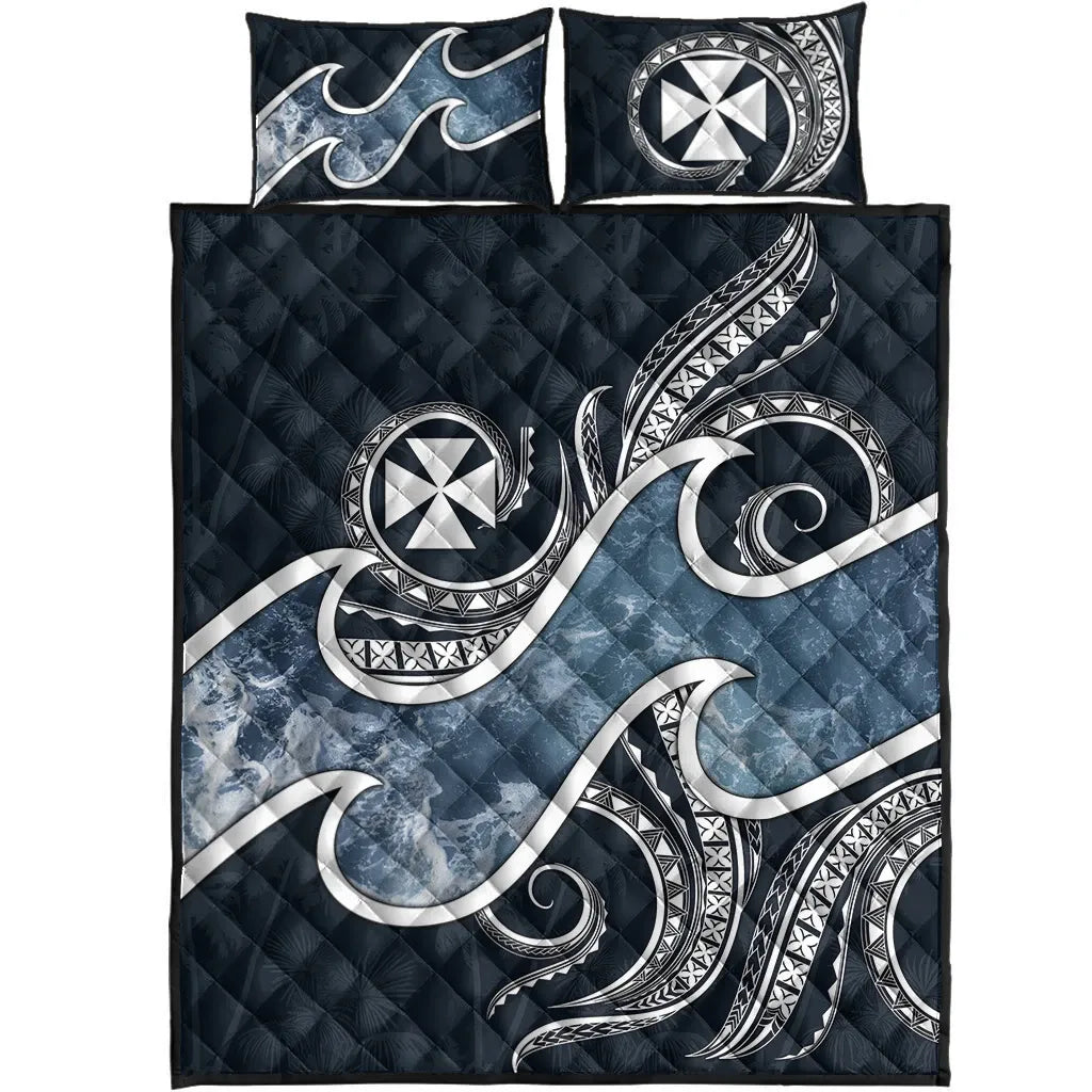 Wallis and Futuna Polynesian Quilt Bed Set - Ocean Style