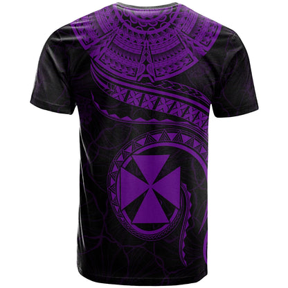 Wallis and Futuna Polynesian T-Shirt - Wallis and Futuna Waves (Purple)