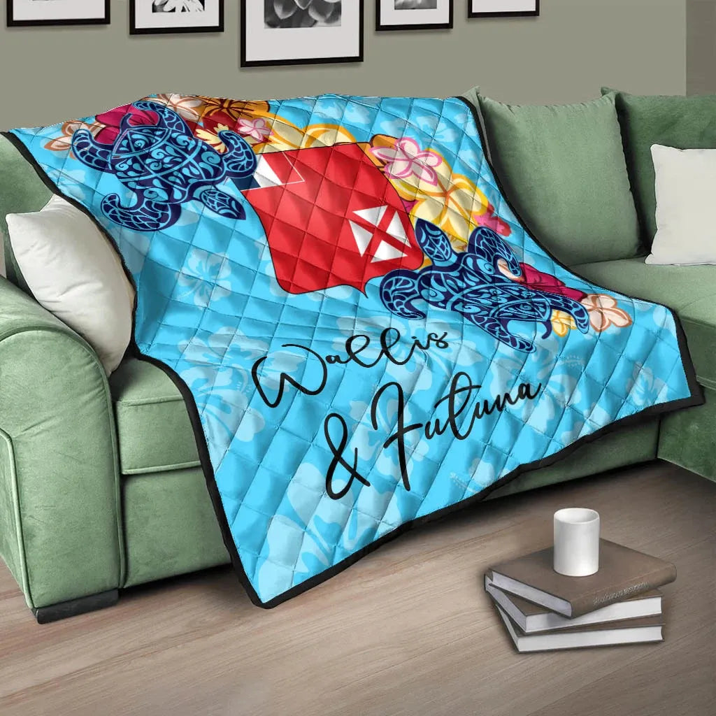 Wallis and Futuna Premium Quilt - Tropical Style