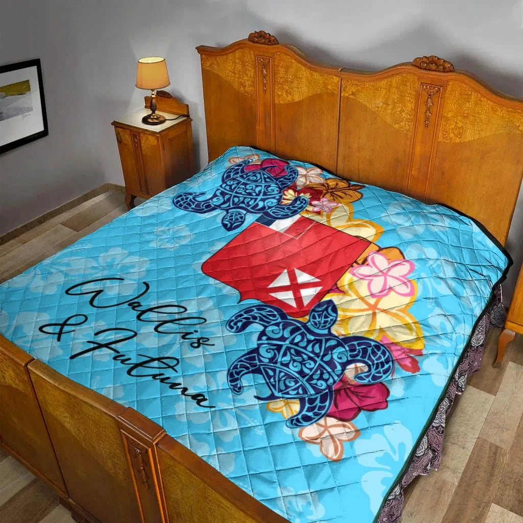 Wallis and Futuna Premium Quilt - Tropical Style