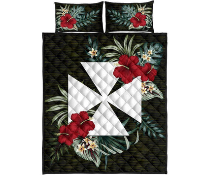 Wallis and Futuna Polynesian Quilt Bed Set - Special Hibiscus