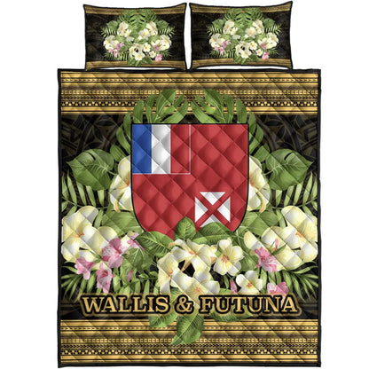 Wallis and Futuna Quilt Bed Set - Polynesian Gold Patterns Collection