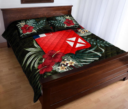 Wallis and Futuna Polynesian Quilt Bed Set - Special Hibiscus