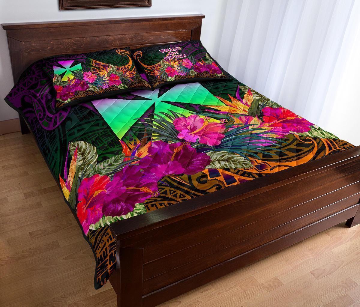 Wallis and Futuna Quilt Bed Set - Summer Hibiscus
