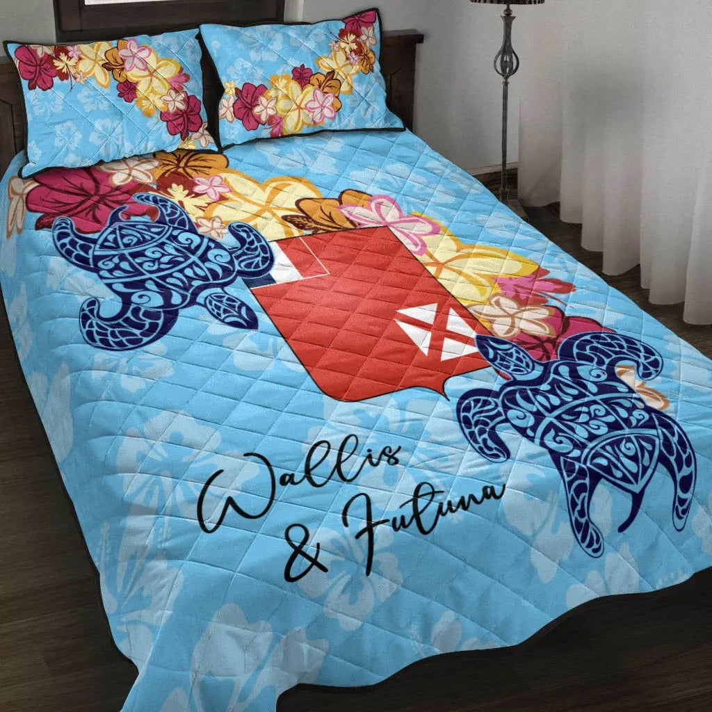 Wallis and Futuna Quilt Bed Set - Tropical Style