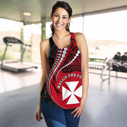 Wallis And Futuna Women Racerback Tank Kanaloa Tatau Gen WF