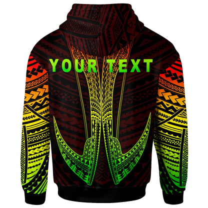 Wallis & Futuna - Custom Personalised Hoodie - Fish Hook