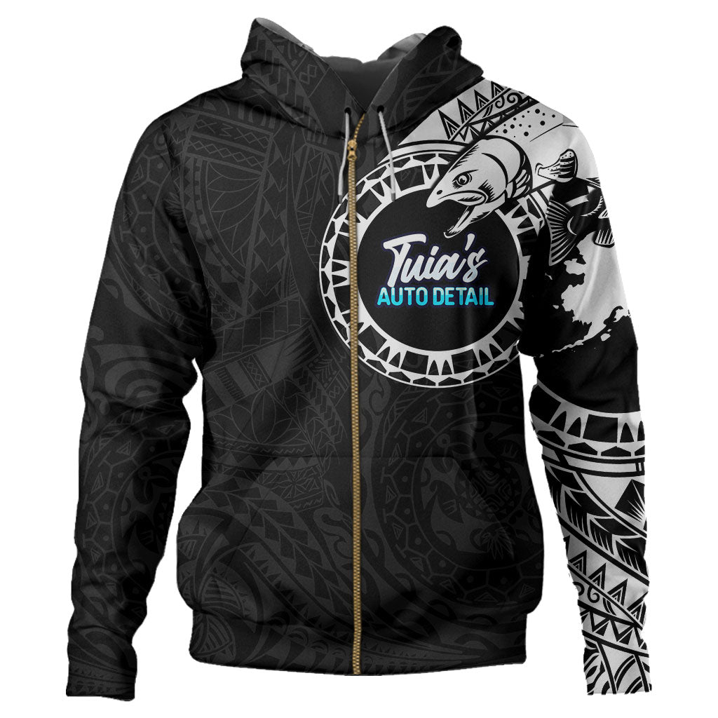 Polynesian Tattoo Style Hoodie Tuia's Auto Detail