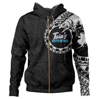 Polynesian Tattoo Style Hoodie Tuia's Auto Detail