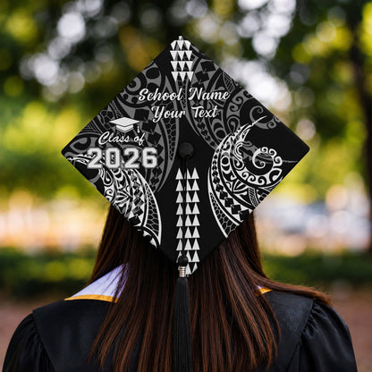 Hawaii Graduation Cap Custom Class 2026 Of Kakau Style