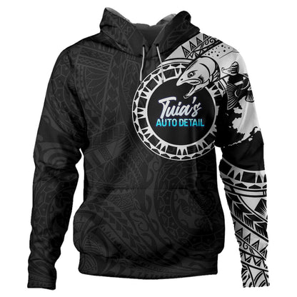 Polynesian Tattoo Style Hoodie Tuia's Auto Detail