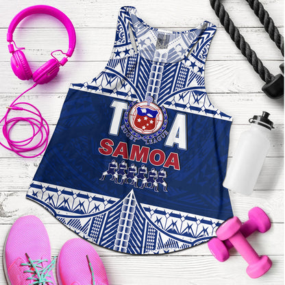 Toa Samoa Rugby Women Tank Siva Tau