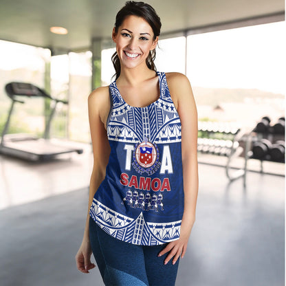 Toa Samoa Rugby Women Tank Siva Tau