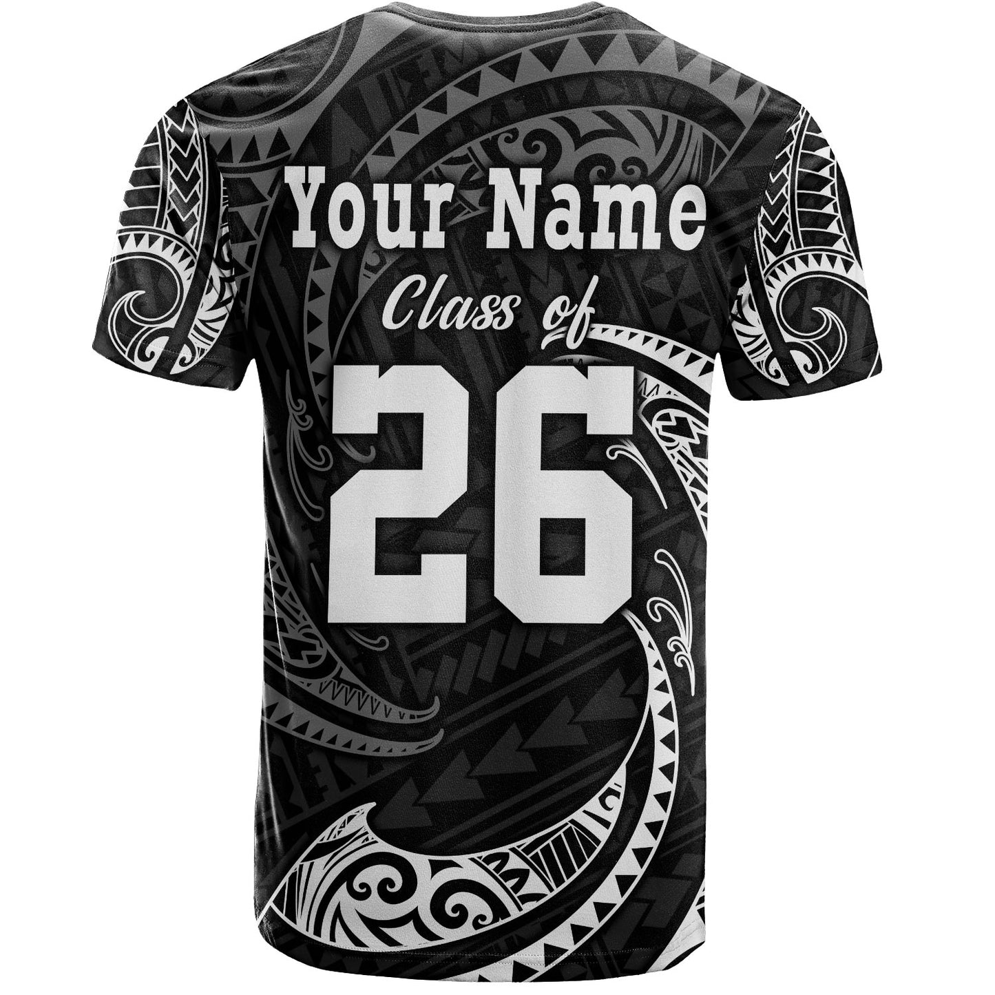 Hawaii T-Shirt Custom Class Of 2026 Tribal Wave