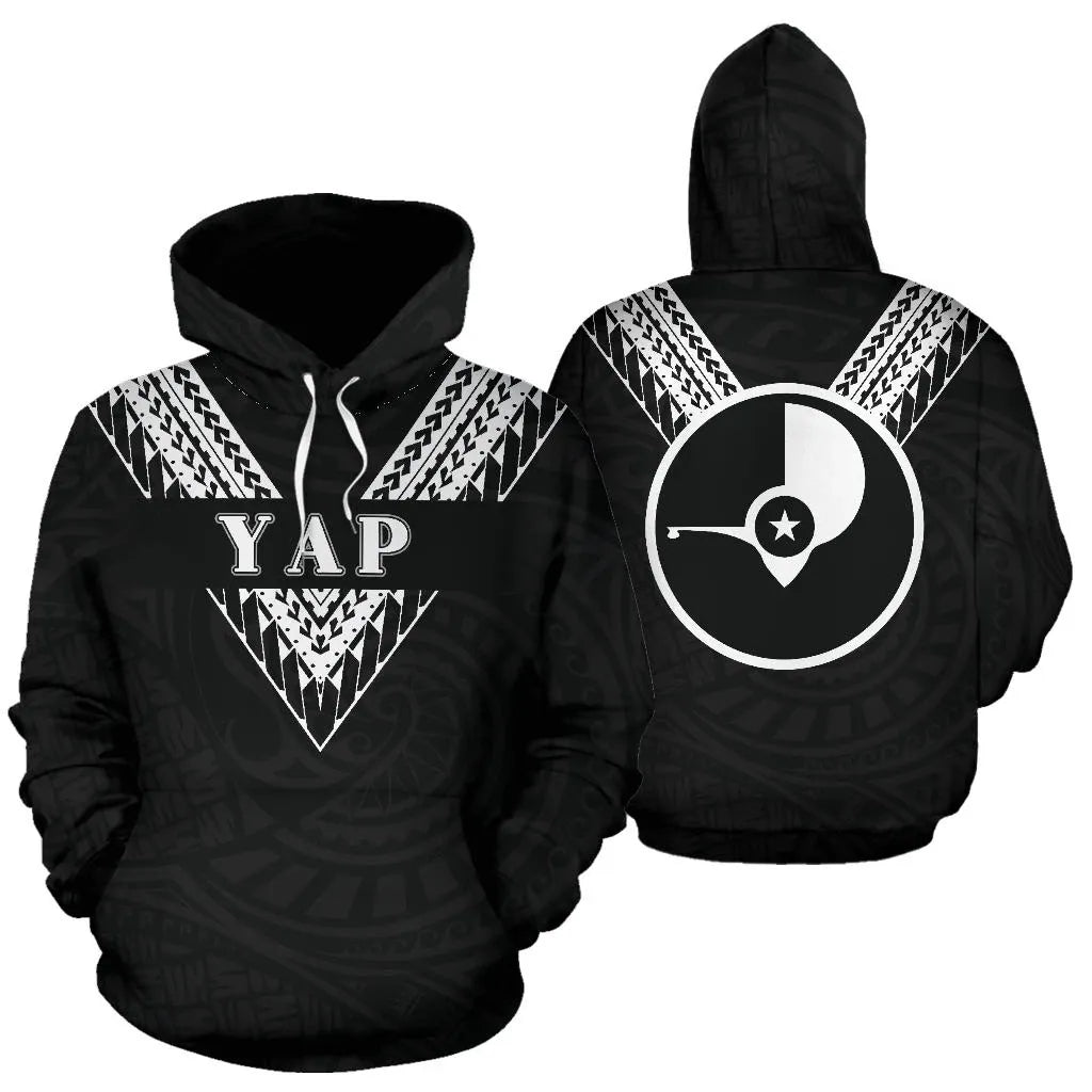 Yap All Over Hoodie - Black Sailor Style