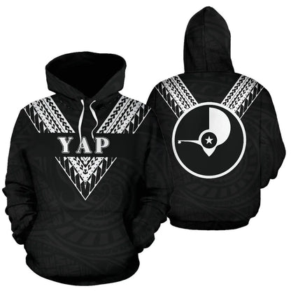 Yap All Over Hoodie - Black Sailor Style