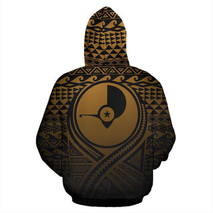 Yap All Over Hoodie Lift Up Gold
