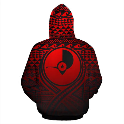 Yap All Over Hoodie Lift Up Red