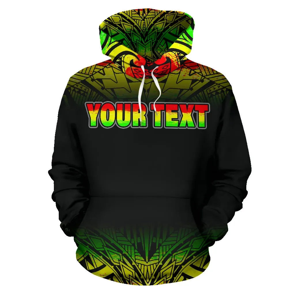 Yap All Over Custom Personalised Hoodie - Micronesian Reggae Fog