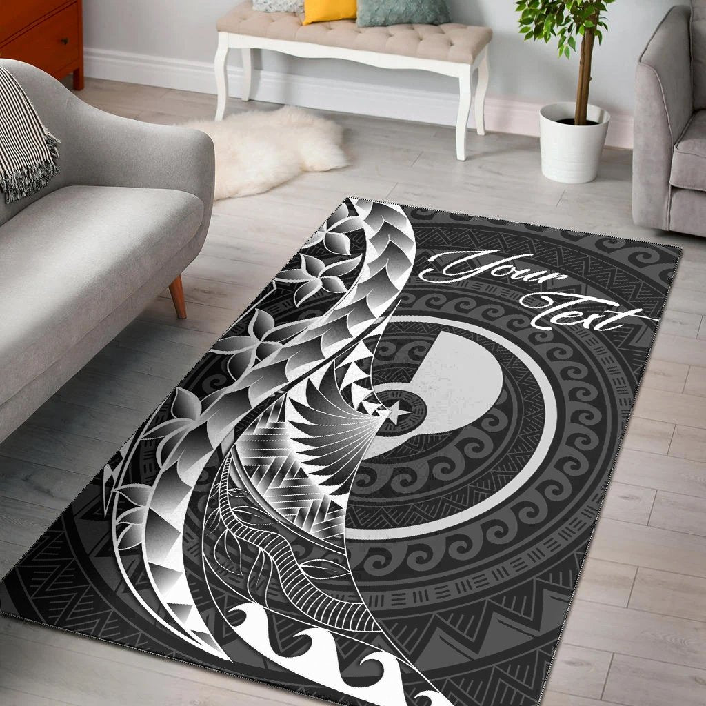 Yap Area Rug - Custom Personalised Polynesian Pattern Style