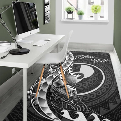 Yap Area Rug - Custom Personalised Polynesian Pattern Style