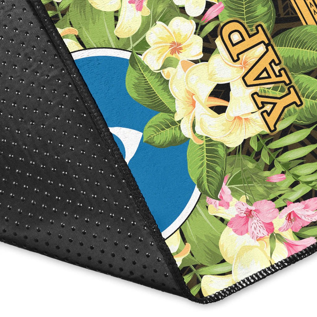 Yap Area Rug - Polynesian Gold Patterns Collection