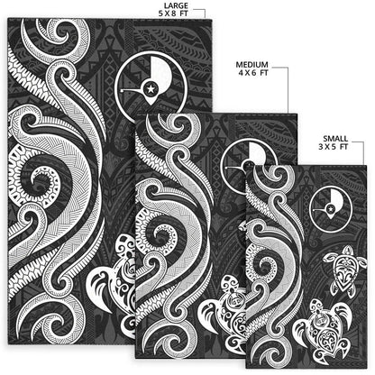 Yap Area Rug - White Tentacle Turtle