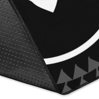 Yap Area Rug - Yap Seal With Polynesian Tattoo Style