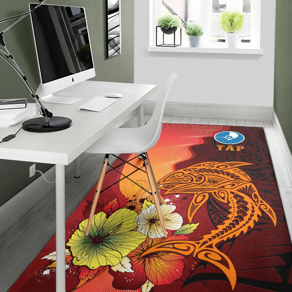 Yap Area Rugs - Tribal Tuna Fish