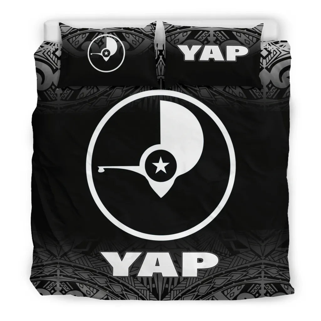 Yap Duvet Cover Set - Black Fog Style