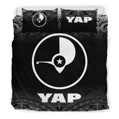 Yap Duvet Cover Set - Black Fog Style