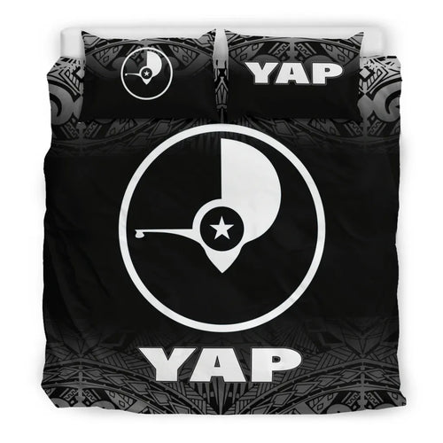 Yap Duvet Cover Set - Black Fog Style