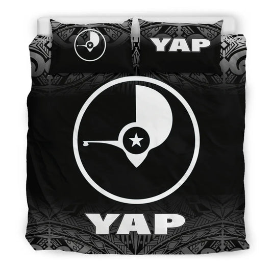 Yap Duvet Cover Set - Black Fog Style
