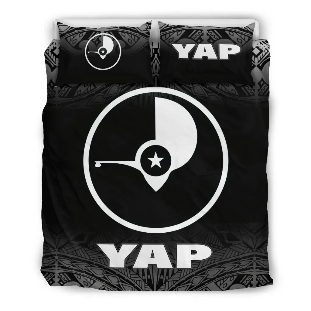 Yap Duvet Cover Set - Black Fog Style