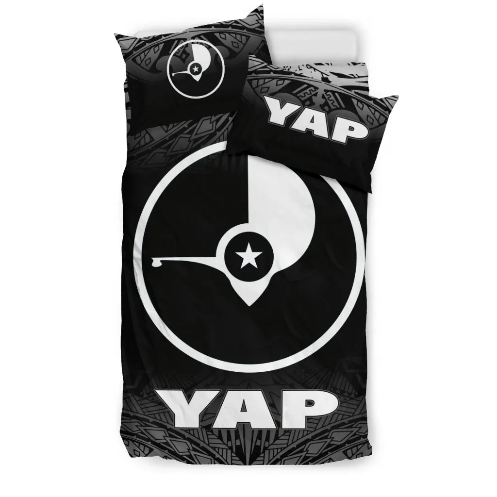 Yap Duvet Cover Set - Black Fog Style