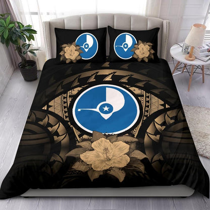 Yap Duvet Cover Set - Yap Flag & Reggae Hibiscus