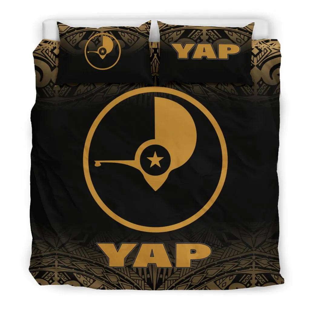 Yap Duvet Cover Set - Gold Fog Style