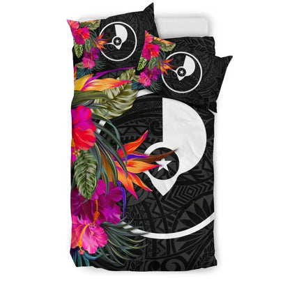 Yap Bedding Set - Polynesian Hibiscus Pattern
