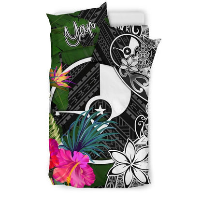Yap Bedding Set - Turtle Plumeria Banana Leaf