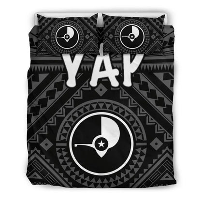 Yap Bedding Set - Yap Seal With Polynesian Tattoo Style