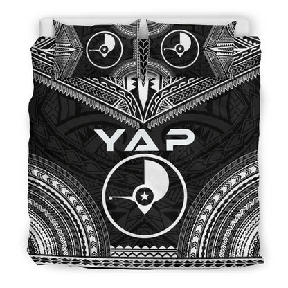 Yap Polynesian Chief Duvet Cover Set - Black Version