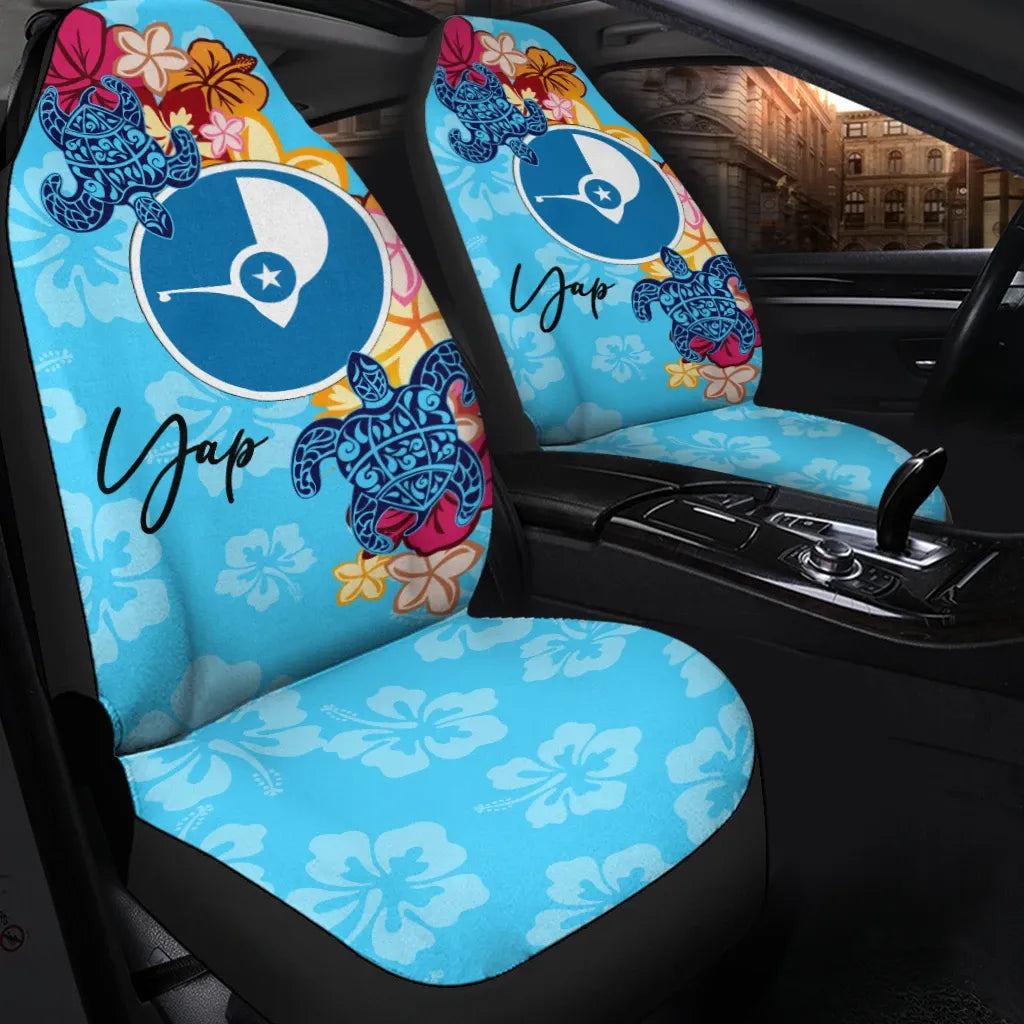 Yap Car Seat Cover - Tropical Style