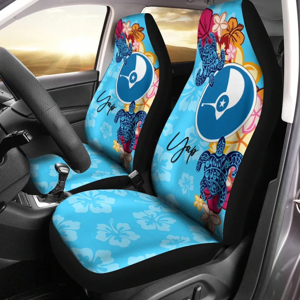 Yap Car Seat Cover - Tropical Style