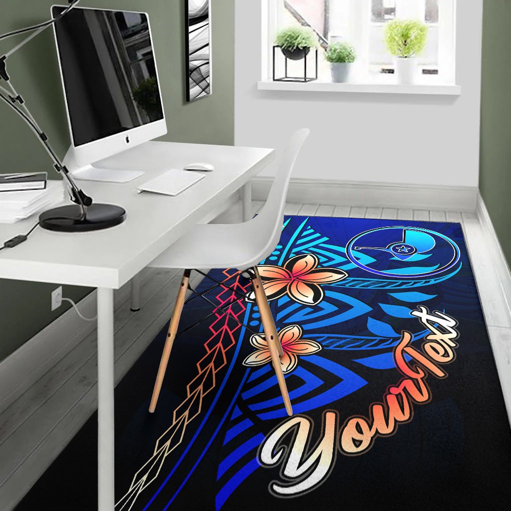Yap Custom Personalised Area Rug - Vintage Tribal Mountain