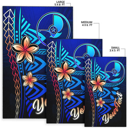 Yap Custom Personalised Area Rug - Vintage Tribal Mountain